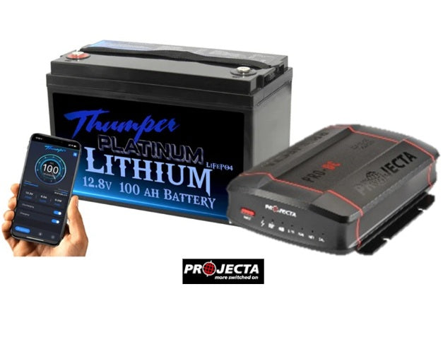 Thumper Lithium 100AH + Choose Your BMS & DC DC Charger