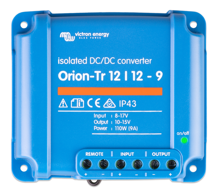 Orion-Tr 12V to 12V-9A 110W Isolated DC-DC Converter