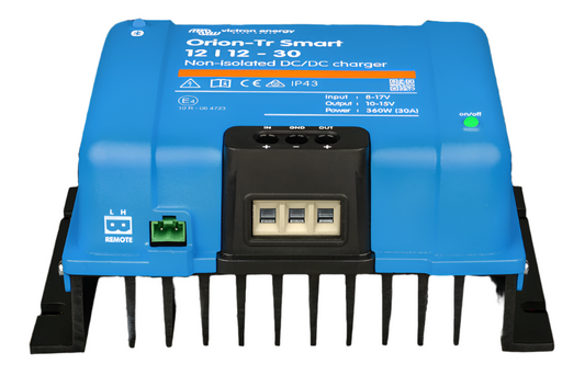 ORION-TR SMART 12V TO 12V-30A (360W) NON-ISOLATED DC-DC CHARGER