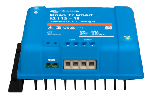ORION-TR SMART 12V TO 12V-18A (220W) ISOLATED DC-DC CHARGER
