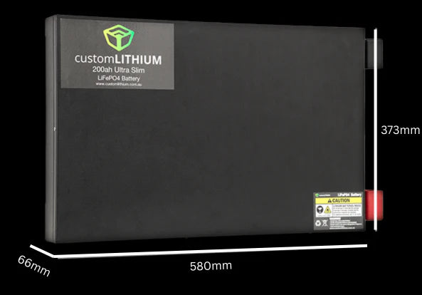 Ultra Slim 230Ah LiFePO4 Battery | 330A BMS