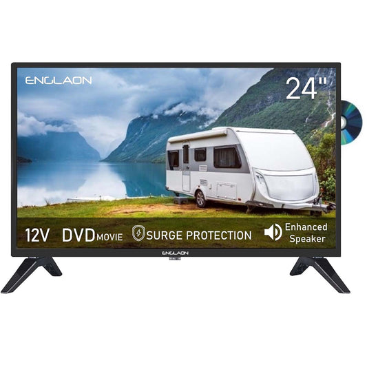 24" 12V HD LED TV WITH DVD PLAYER