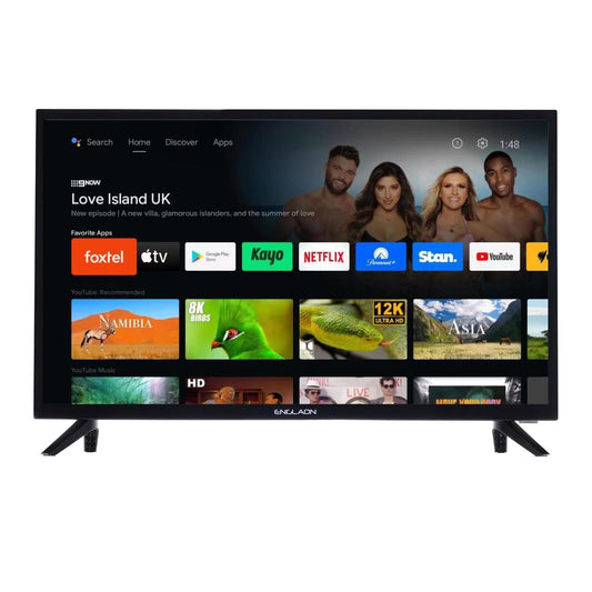 24" 12V HD SMART LED TV WITH CHROMECAST + BLUETOOTH + ANDROID 11