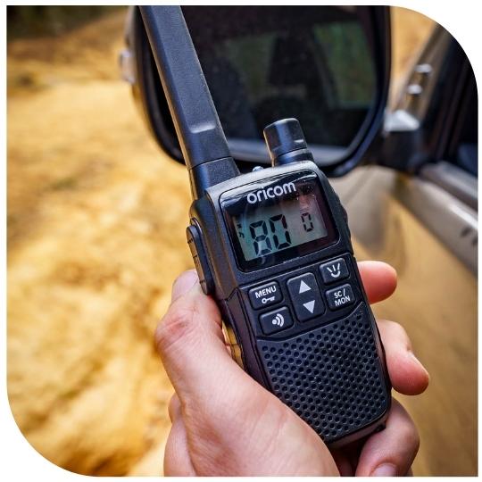 UHF2200 2W Handheld UHF CB Radio | USB Rechargeable