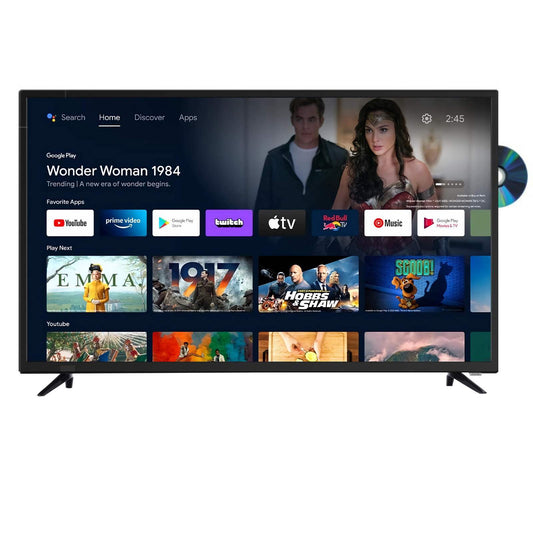 32" 12V FULL HD SMART GOOGLE TV WITH BUILT-IN DVD & CHROMECAST
