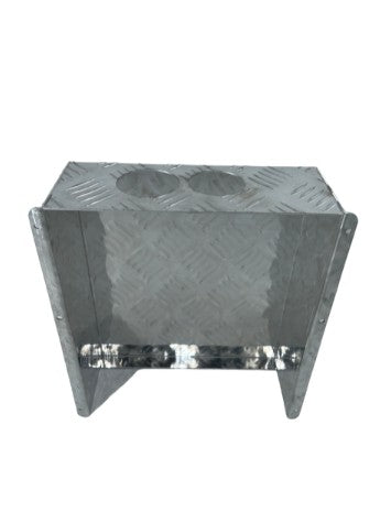 5L Silver Checker Plate Tank Cover - GEN4