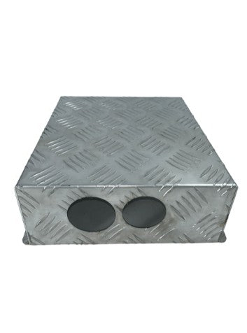 5L Silver Checker Plate Tank Cover - GEN4