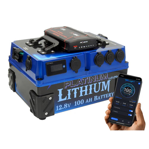 100Ah Lithium LiFePO4 Projecta DC-DC Battery Pack With Bluetooth