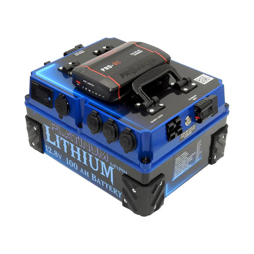 100Ah Lithium LiFePO4 Projecta DC-DC Battery Pack With Bluetooth
