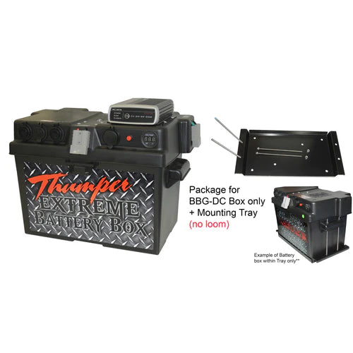 THUMPER PROJECTA DC-DC AGM BATTERY BOX + TRAY