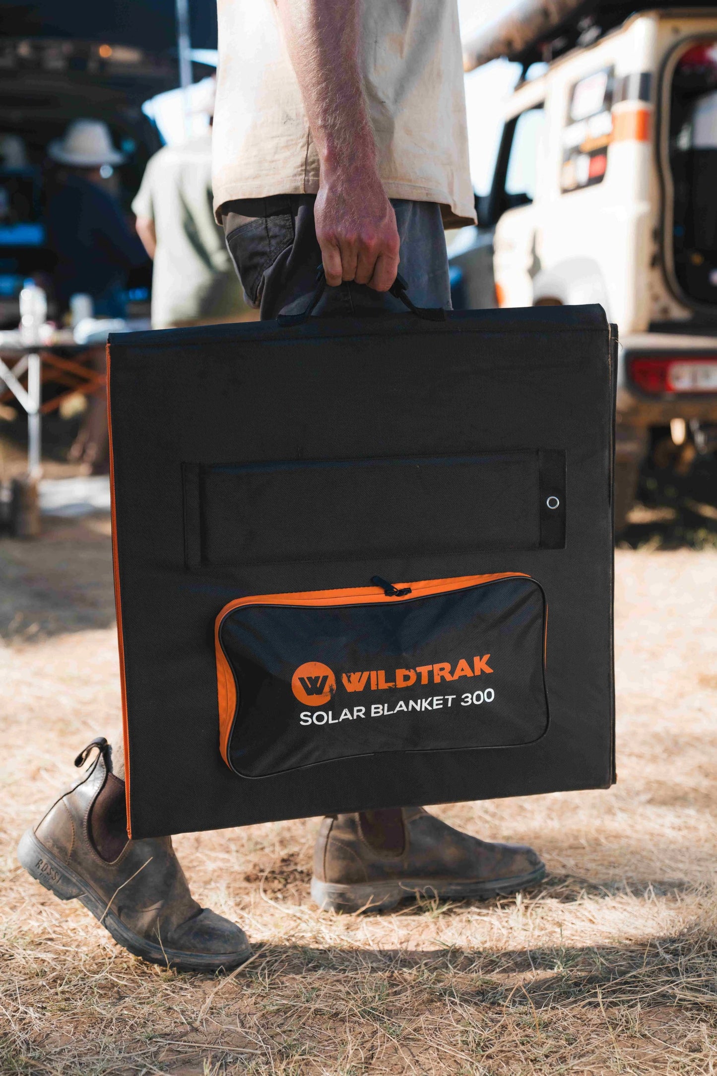 300W FOLDING SOLAR BLANKET WITH STAND