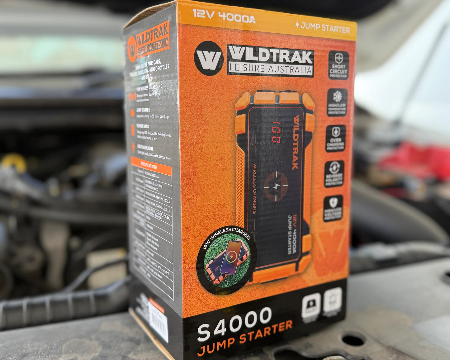 JUMPSTARTER S4000A 28KMAH H/D CASE 500L TORCH