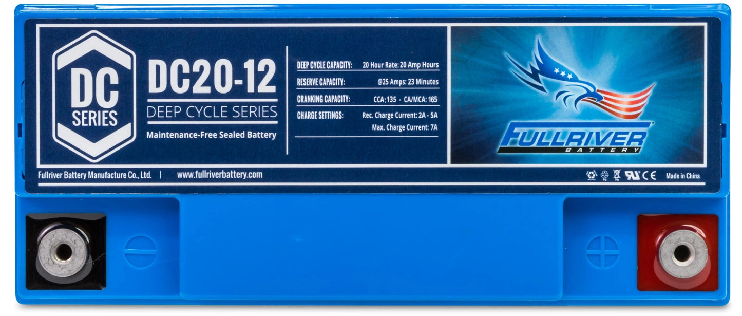 FULLRIVER DC SERIES 12V 20AH AGM BATTERY