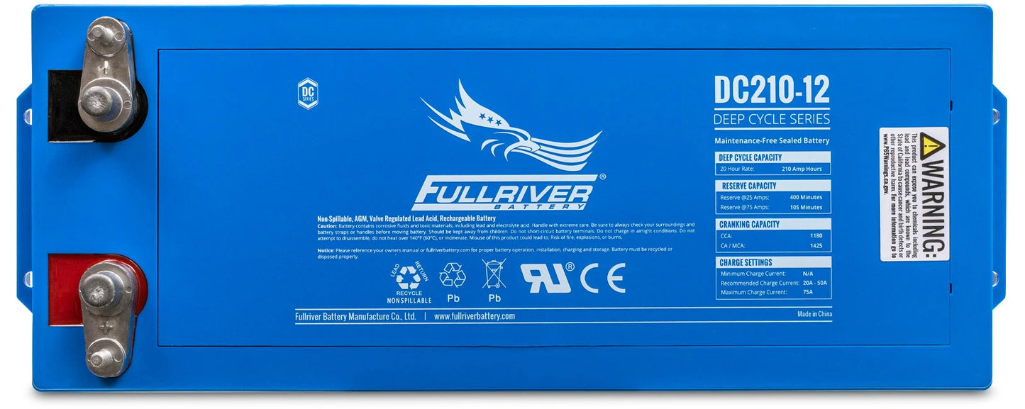 FULLRIVER DC SERIES 12V 210AH AGM BATTERY