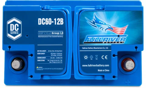 Fullriver 12V 60Ah Deep Cycle AGM Battery (DC60-12B)