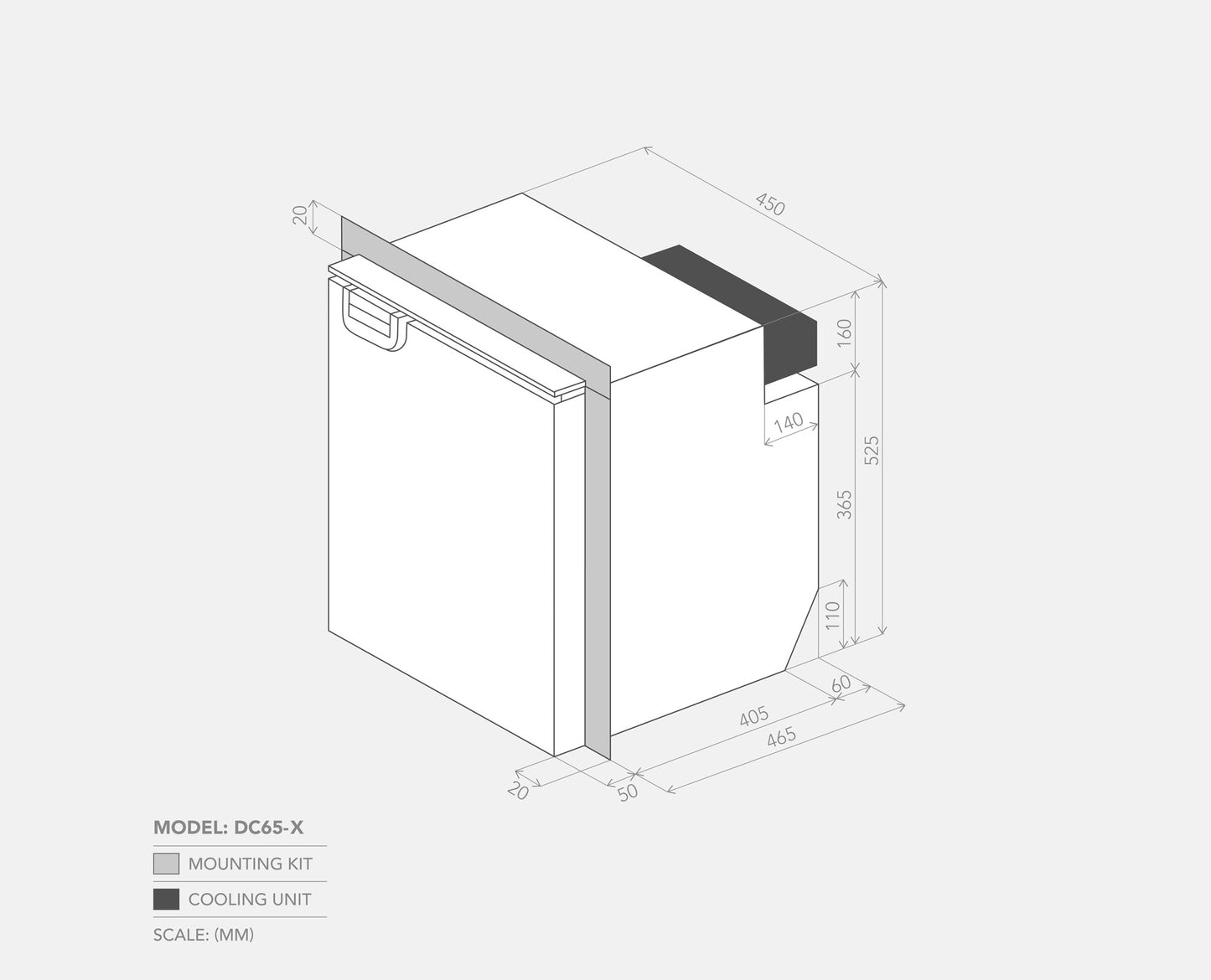 BUSHMAN DC65-X HEAVY DUTY UPRIGHT FRIDGE