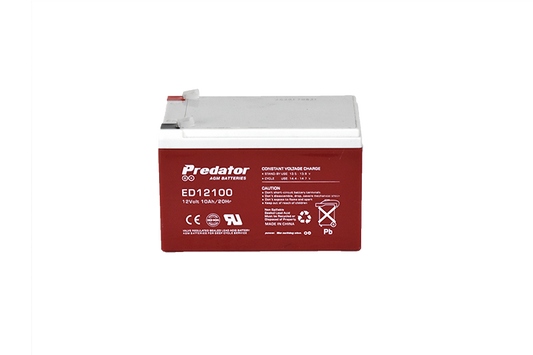 PREDATOR 12V 10AH DEEP CYCLE AGM BATTERY