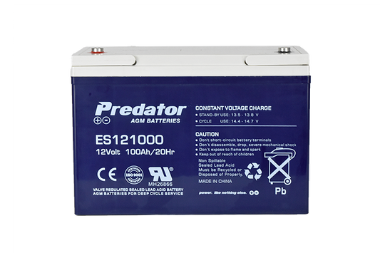 PREDATOR 12V 100AH MULTI-PURPOSE AGM BATTERY
