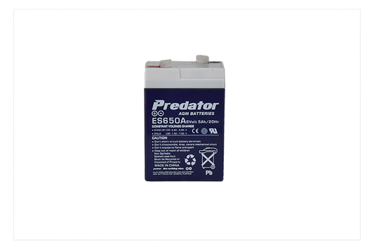 PREDATOR 6V 5AH MULTI-PURPOSE AGM BATTERY
