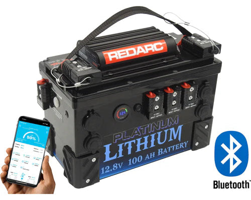 THUMPER LITHIUM BATTERY HUB 100AH REDARC FRONT MOUNT + BLUETOOTH