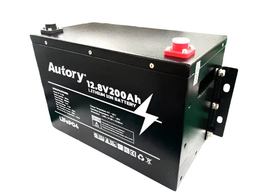 AUTORY 200AH LIFEPO4 BATTERY (ALL-METAL CASING) + BCDCN1225 CHARGER