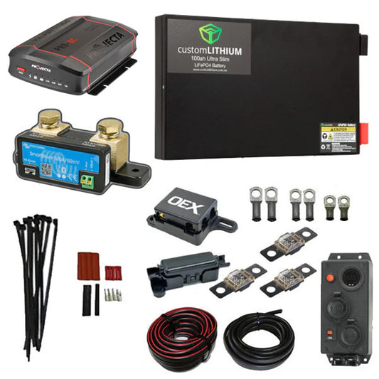 ISUZU D-MAX (RG) BEHIND SEAT DUAL BATTERY COMPLETE PACKAGE