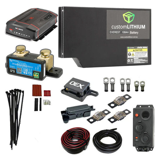 ISUZU MU-X UNDER FLOOR DUAL BATTERY COMPLETE PACKAGE