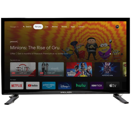 27’’ 12V FULL HD SMART TV + CHROMECAST + BLUETOOTH