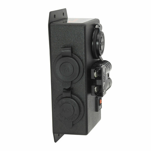 12V/24V LHM Control Box - 1x Accessory 1x Merit 1x Dual USB 1x 50A Anderson