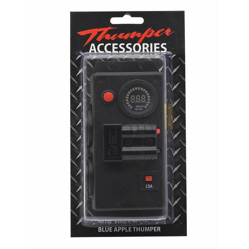12V/24V LHM VOLT CONTROL BOX - 1X CIGARETTE 1X DUAL USB 1X ANDERSON