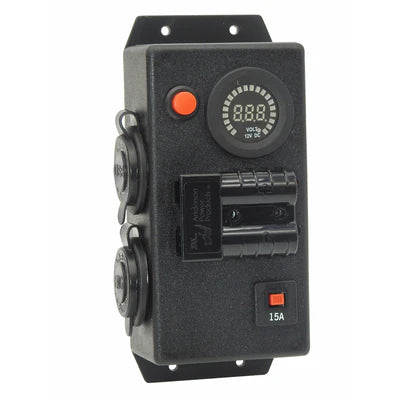 12V/24V LHM Volt Control Box - 1x Engel 1x Dual USB 1x 50A Anderson