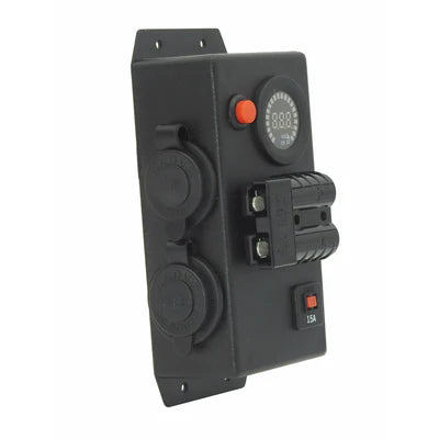 12V/24V LHM Volt Control Box - 1x Merit 1x Dual USB 1x 50A Anderson