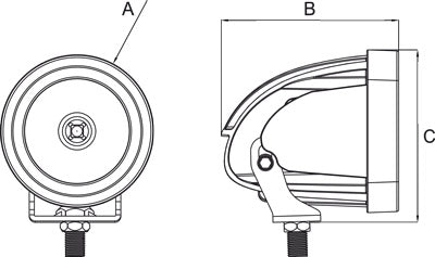 91 SERIES 15W LED WORK LIGHTS