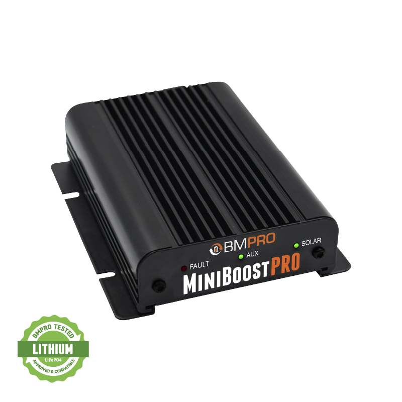MINIBOOSTPRO 12V 30A DC-DC CHARGER + SOLAR