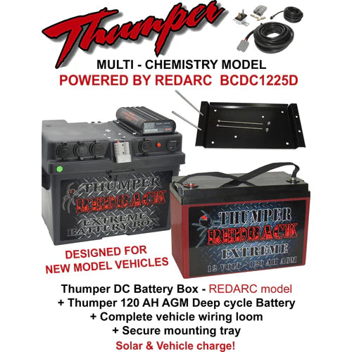 THUMPER REDARC DC-DC CLASSIC BATTERY BOX