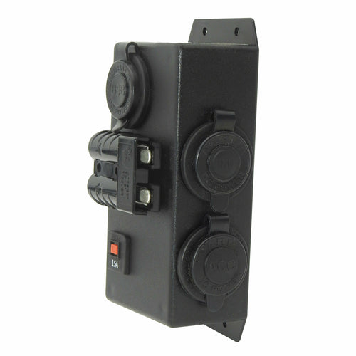 12V/24V RHM CONTROL BOX - 1X CIGARETTE 1X ENGEL 1X 50A ANDERSON