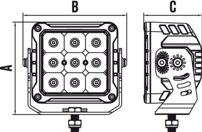 52 SERIES LED SQUARE WORK LIGHTS