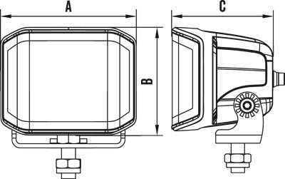 74 SERIES 70W LED COMBO BEAM WORK LIGHT