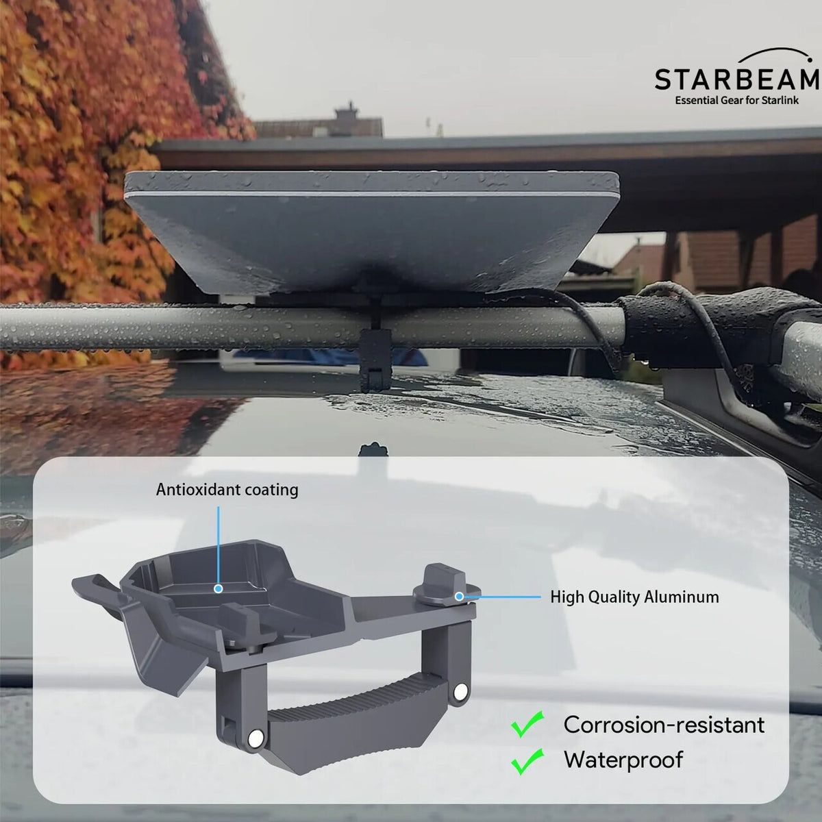 Starlink Mini Roof Rack Mount - Aluminium Alloy