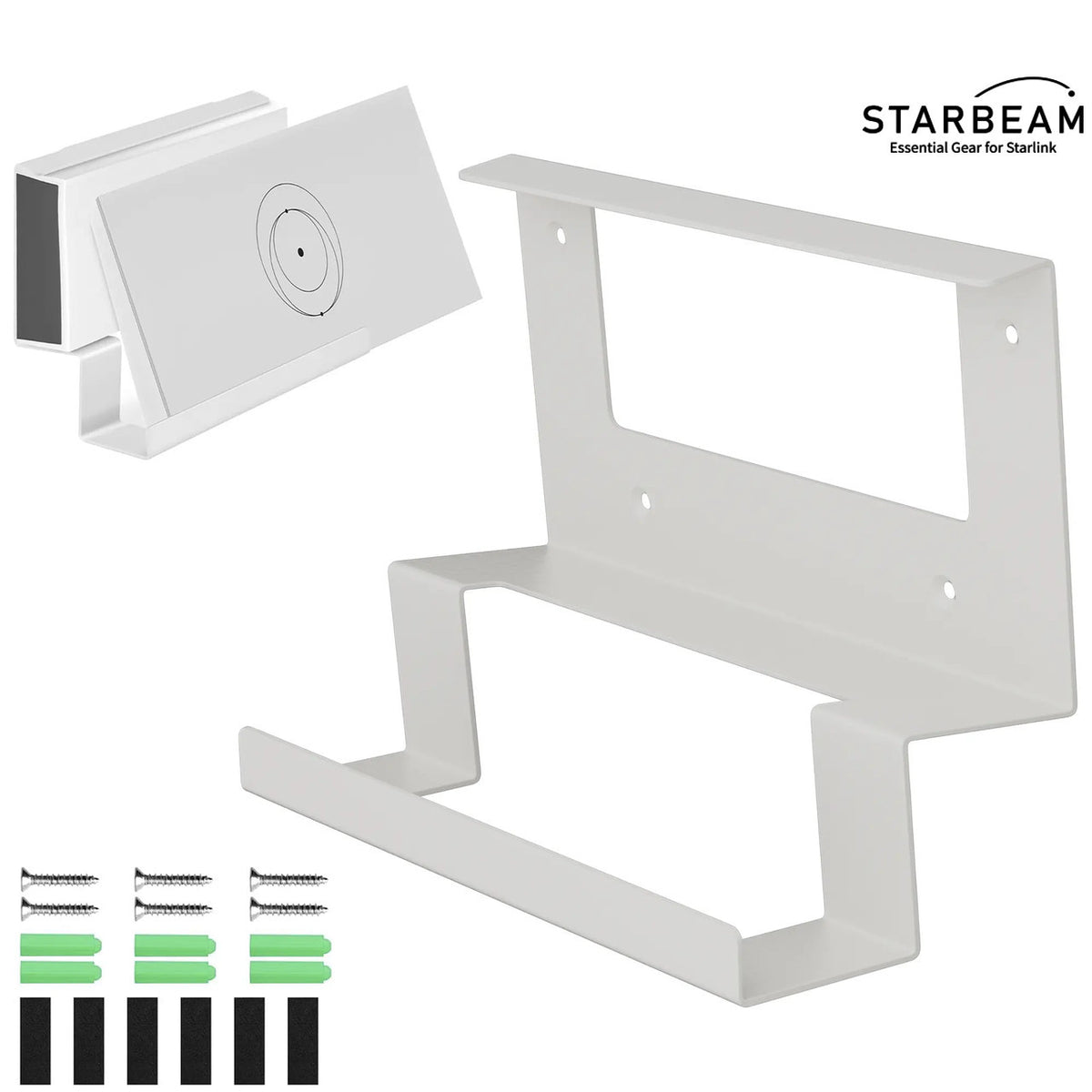 Starlink Gen 3 Space Saving Router & Power Supply Wall Mount Kit