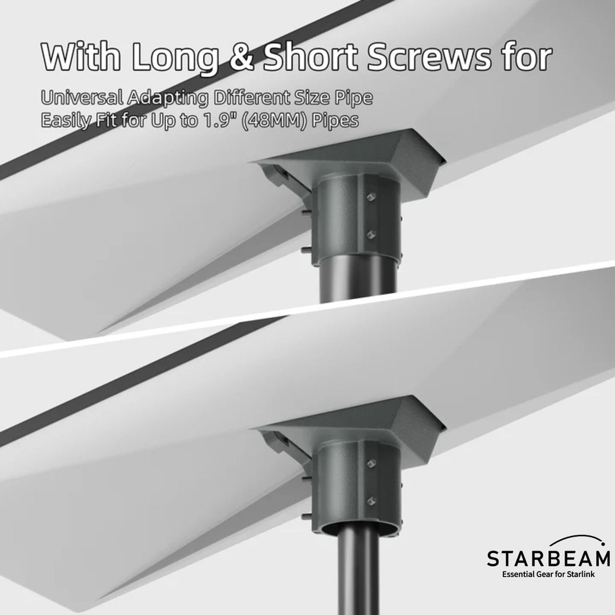 STARLINK GEN 3 STD ALUMINUM POLE ADAPTER 25-48MM