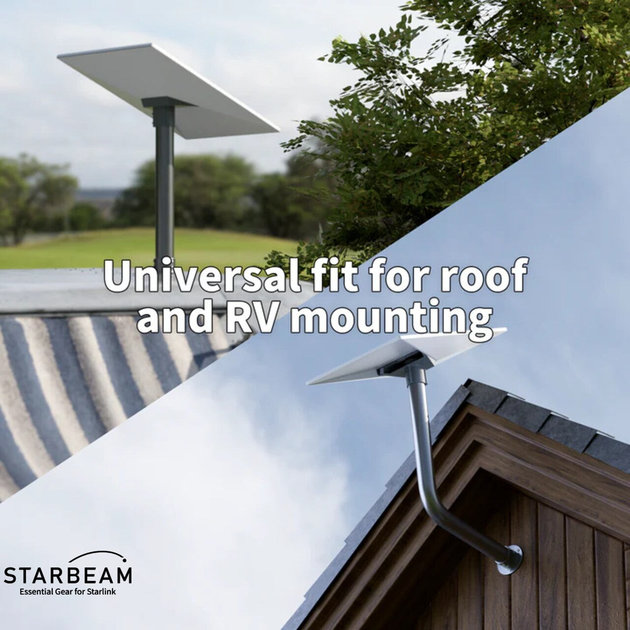 STARLINK GEN 3 STD ALUMINUM POLE ADAPTER 25-48MM