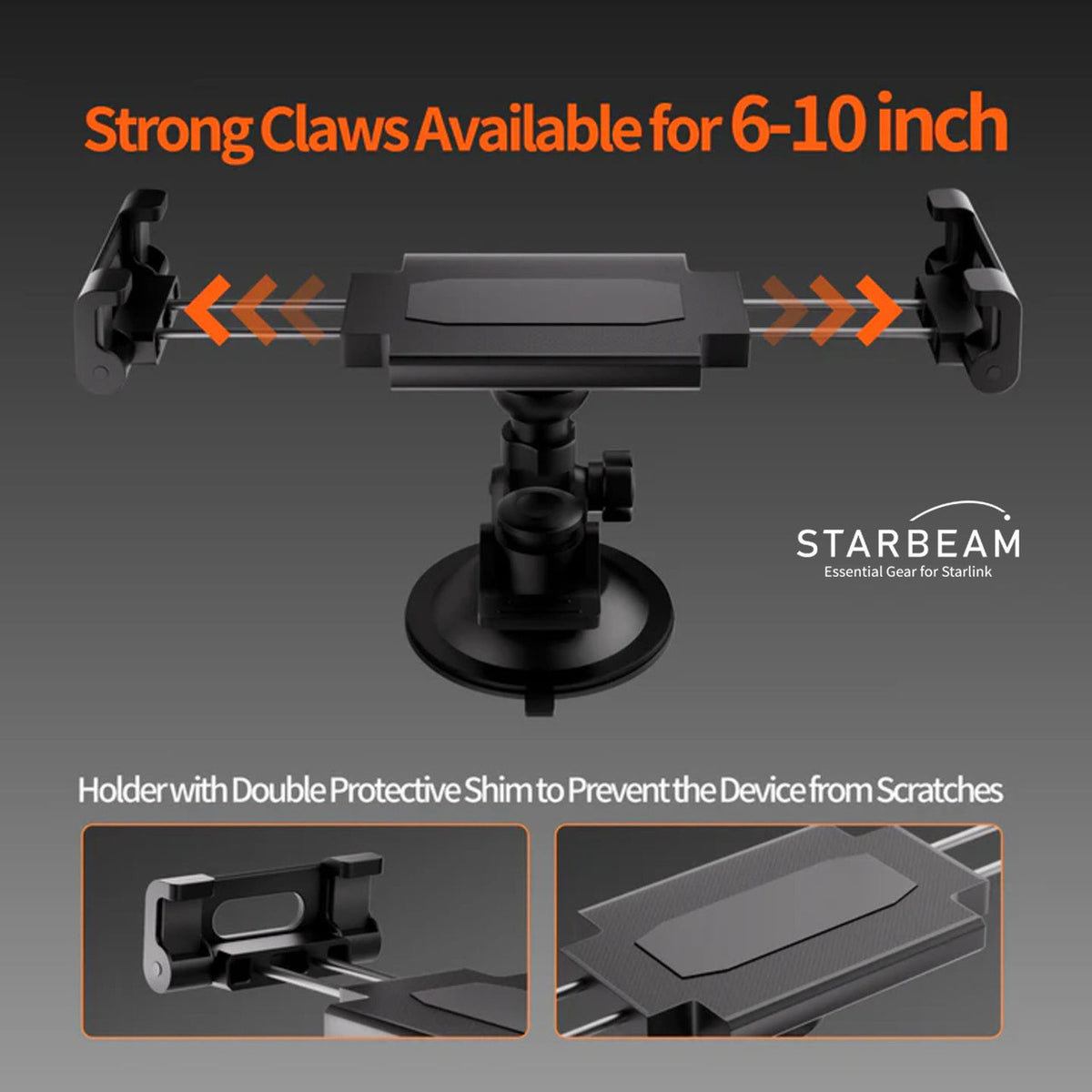 STARLINK MINI SUCTION CUP HOLDER MOUNT