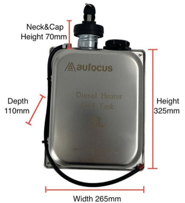 2KW BLUETOOTH DIESEL HEATER KIT + STAINLESS STEEL TANK INSTALLATION AT OUR WORKSHOP