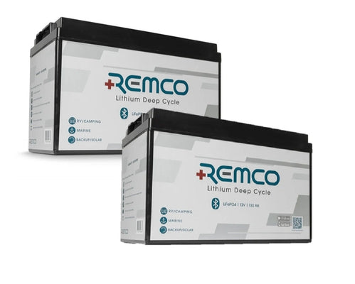 REMCO 130AH LIFEPO4 BATTERY + BLUETOOTH