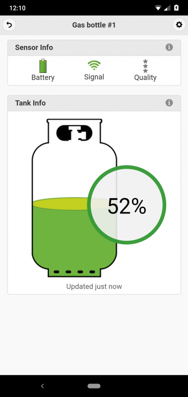 SMARTSENSE GAS BOTTLE LEVEL SENSOR