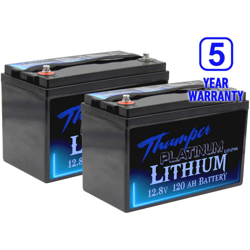 THUMPER LITHIUM 120AH LiFePO4 BATTERY TWIN PACK
