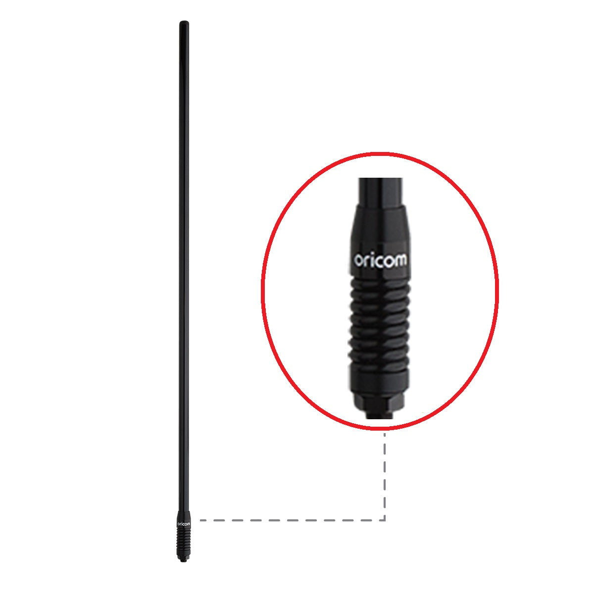 ANU300 4.5dBi UHF CB Antenna | 960mm Fibreglass