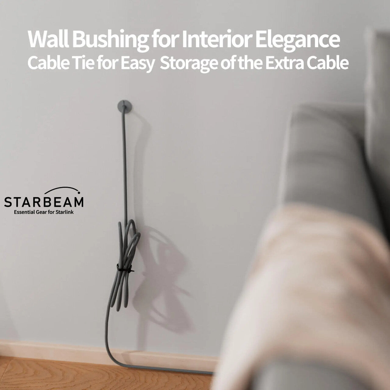 Starlink Dish Cable Routing & Installation Kit