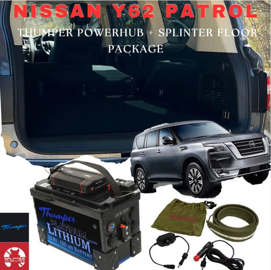 THUMPER POWERHUB + SPLINTER FALSE FLOOR PACKAGE – Y62 PATROL